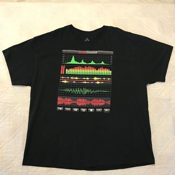 Audio Council Black T shirt 3XL - Picture 1 of 4